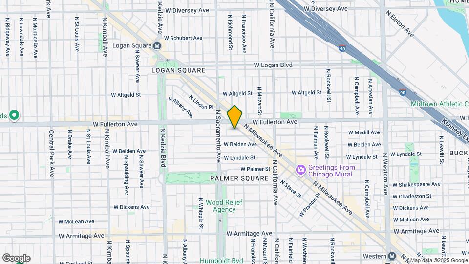 2924 W Medill Ave Map and Location Details
