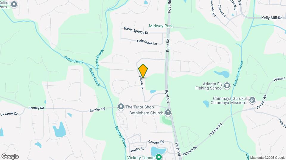 5735 Aspen Dr Map and Location Details