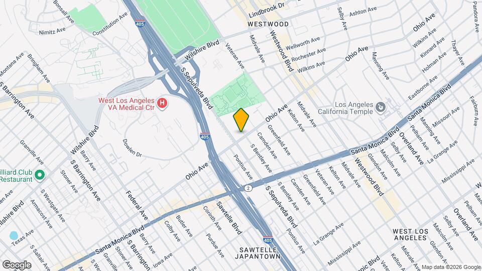 11061 Ohio Ave, Unit 11061OhioAv. Mapa y Detalles de la Ubicación