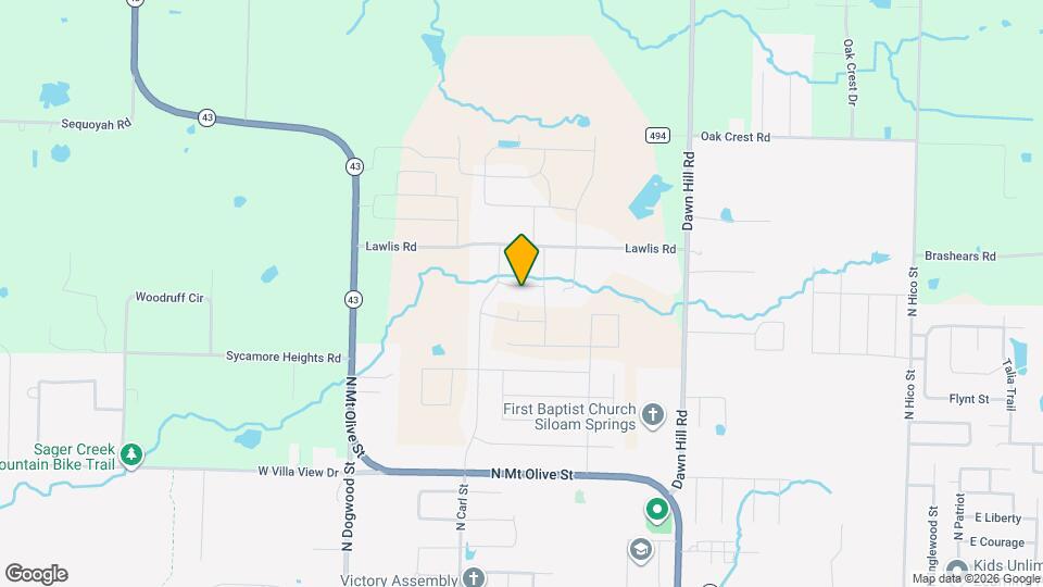 608 Hat Creek Ln Map and Location Details