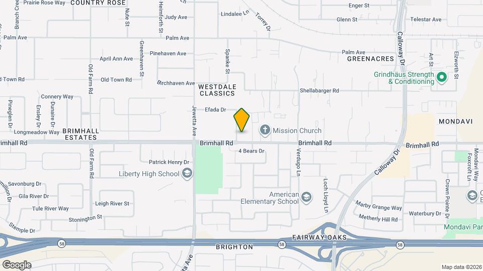 1206 Reddick Ln Map and Location Details