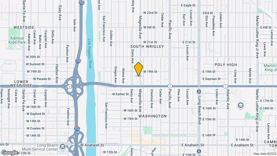 1851 Magnolia Ave Map and Location Details