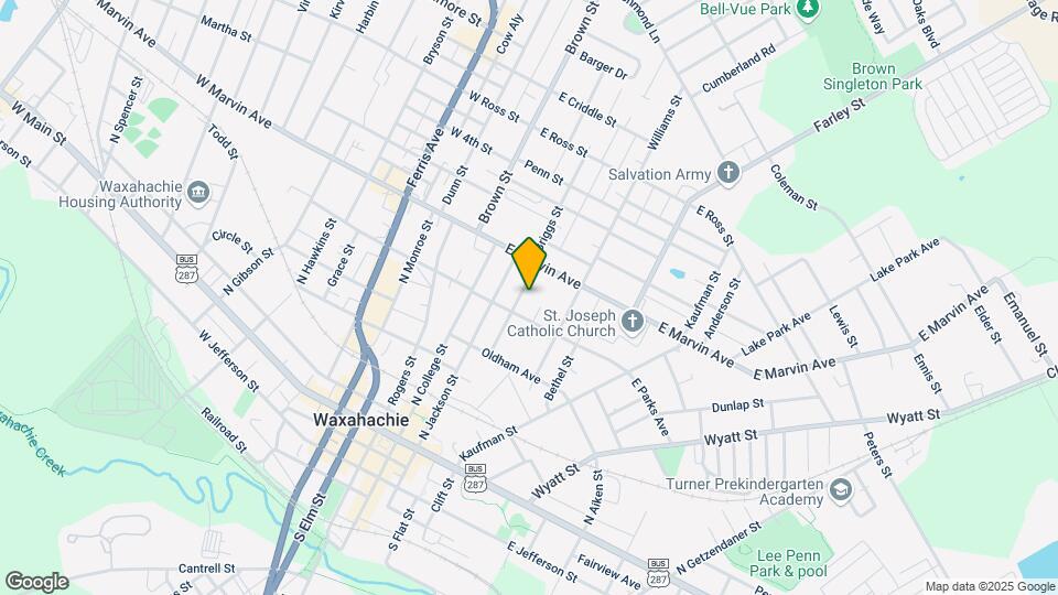 410 N Flat St Mapa y Detalles de la Ubicación