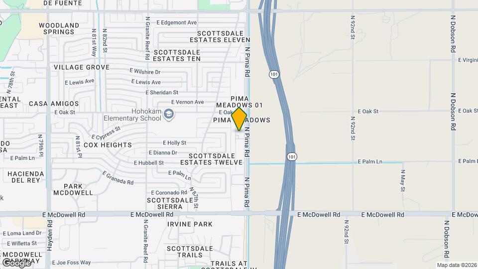 2201 N 87th Way Map and Location Details