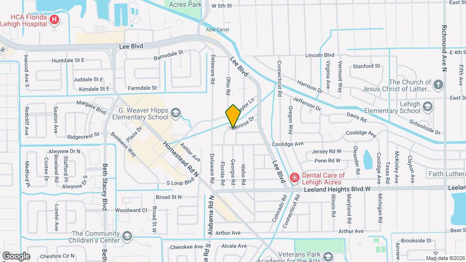 1000 Monroe Dr Map and Location Details