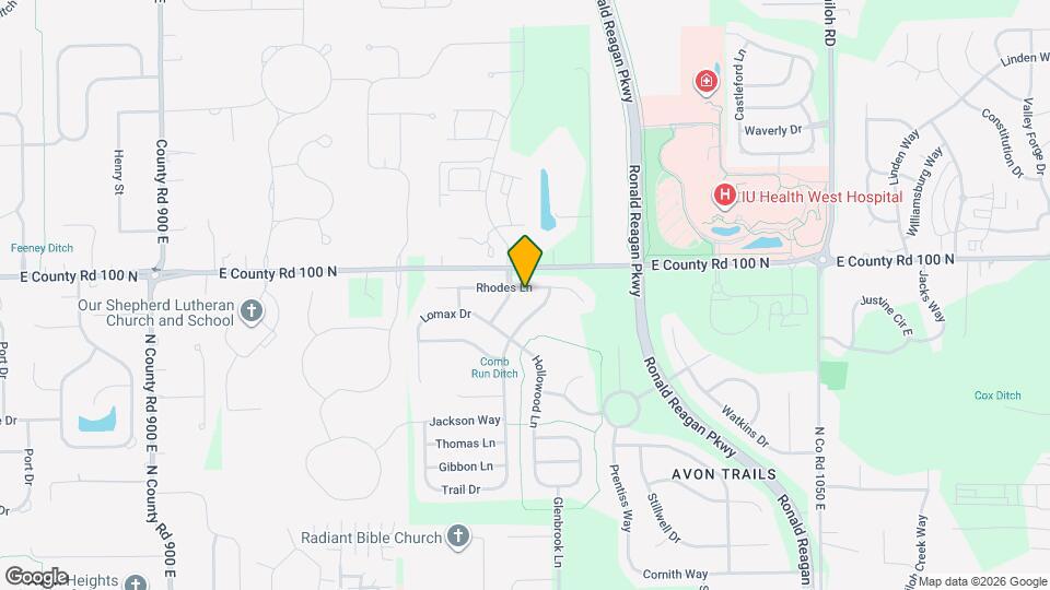 9825 Rhodes Ln Map and Location Details