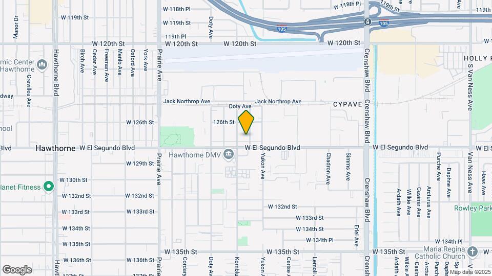 12713 Cranbrook Ave Map and Location Details
