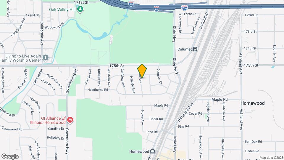 17555 Howe Ave Map and Location Details