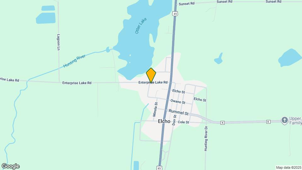 W10705 Enterprise Lake Rd Map and Location Details