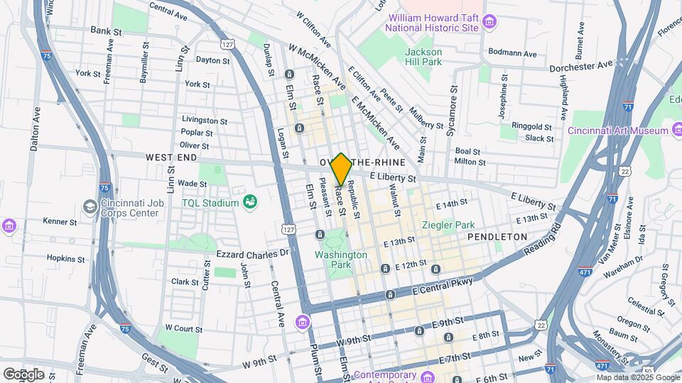 1510 Race St Map and Location Details