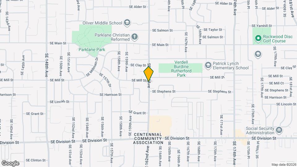 1811 SE 162nd Ave Map and Location Details