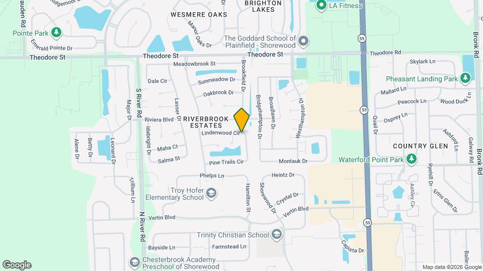 1301 Brookfield Dr Map and Location Details