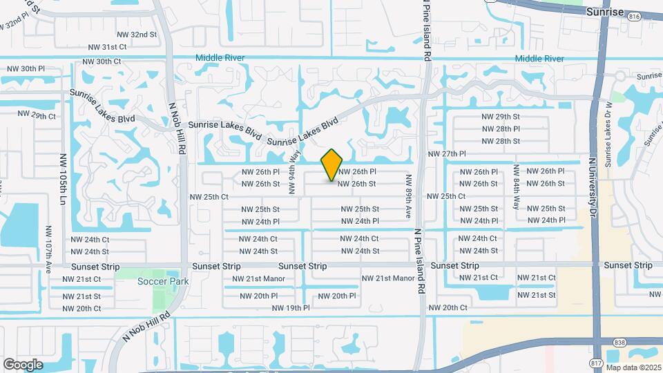 9310 NW 26th St Map and Location Details