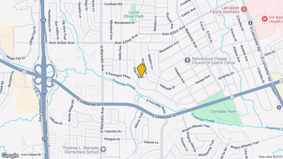 4626 Utah Ave Map and Location Details