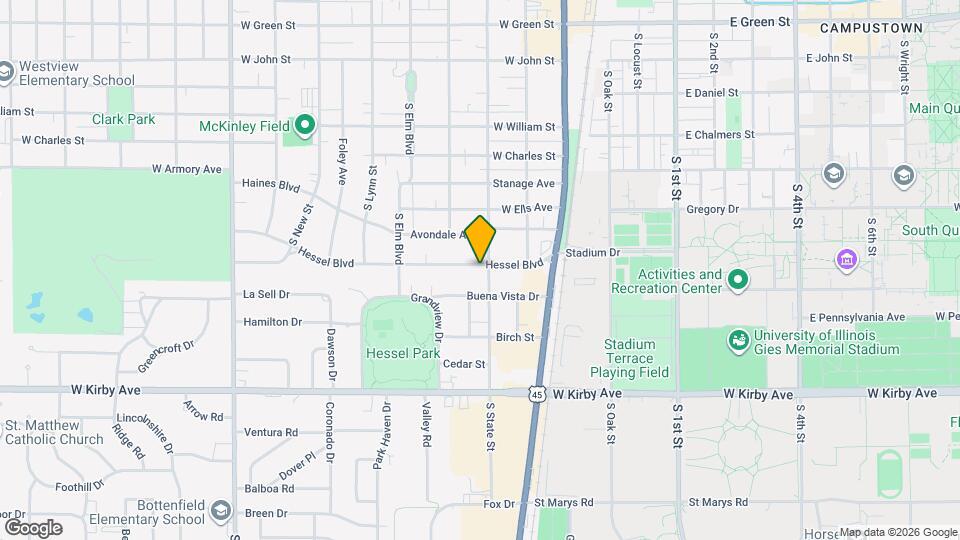 303 Hessel Blvd Map and Location Details