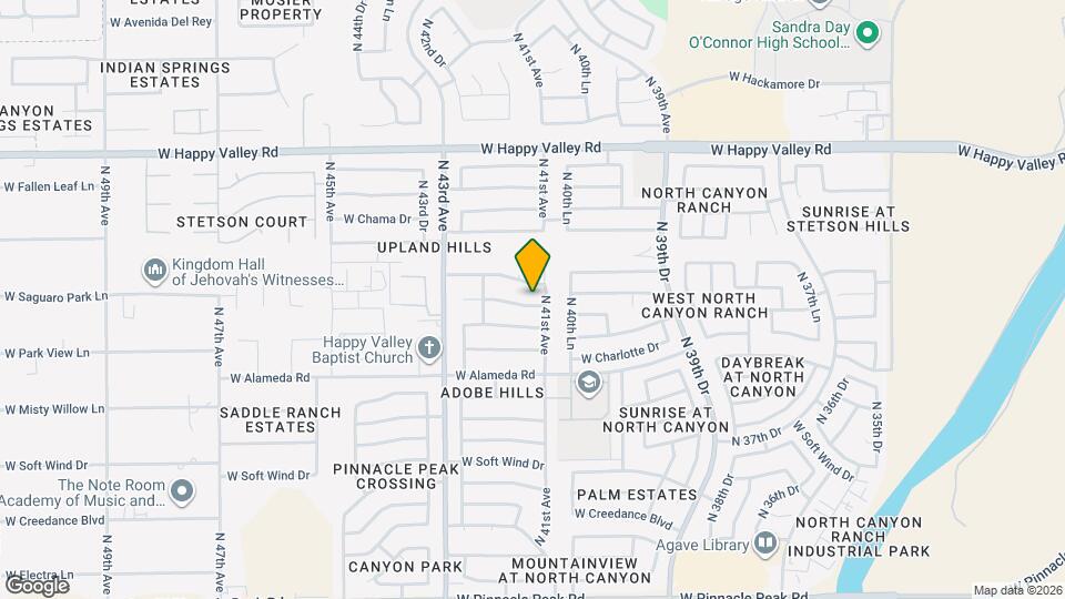 4110 W Questa Dr Mapa y Detalles de la Ubicación