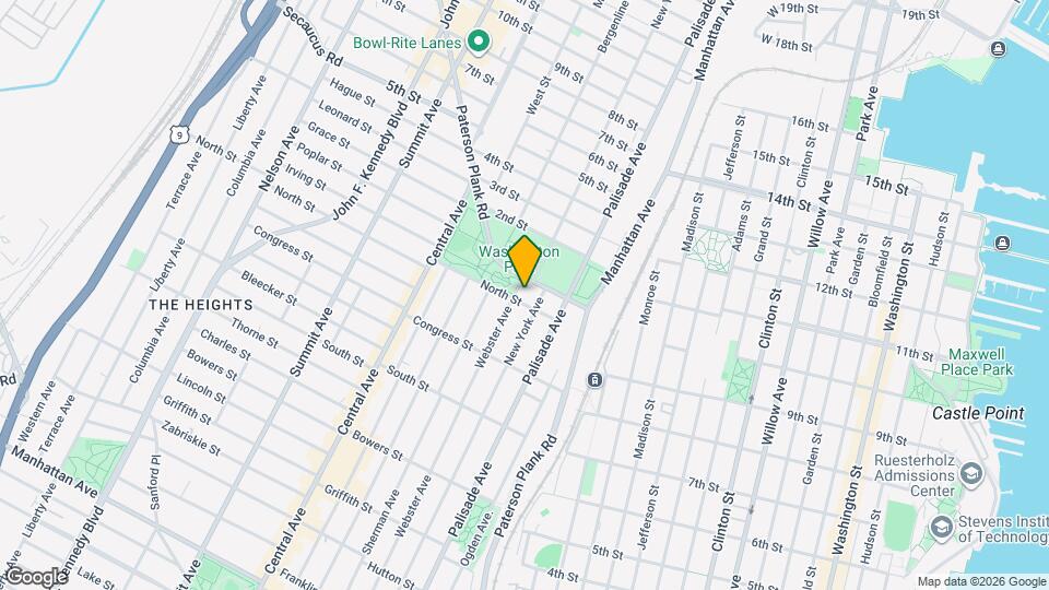 384 Webster Ave Map and Location Details