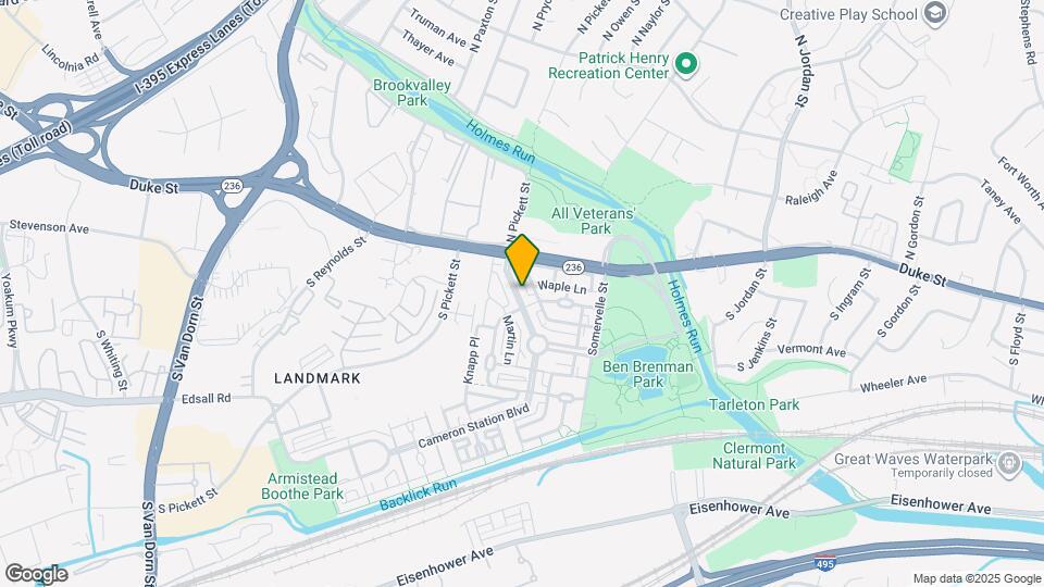 134 Cameron Station Blvd Map and Location Details