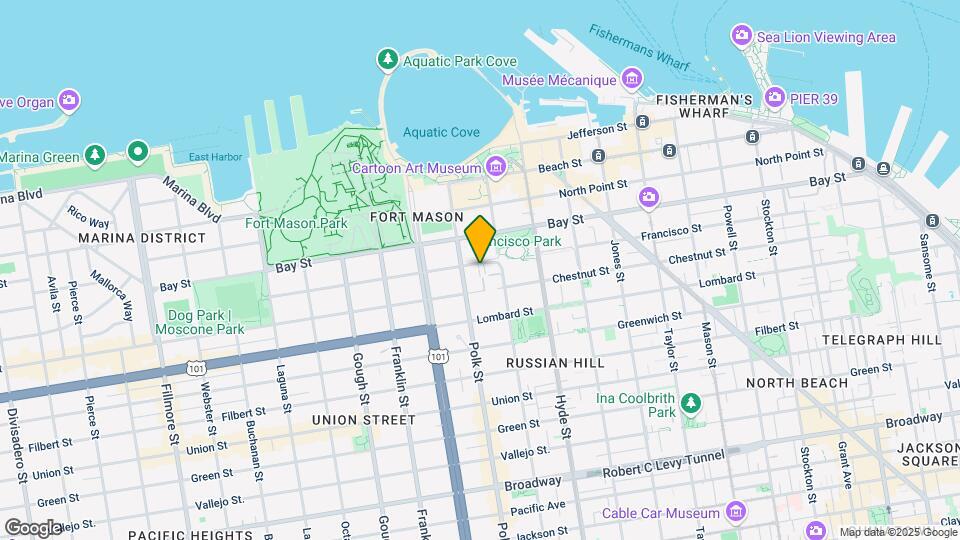 1061 Francisco St Map and Location Details