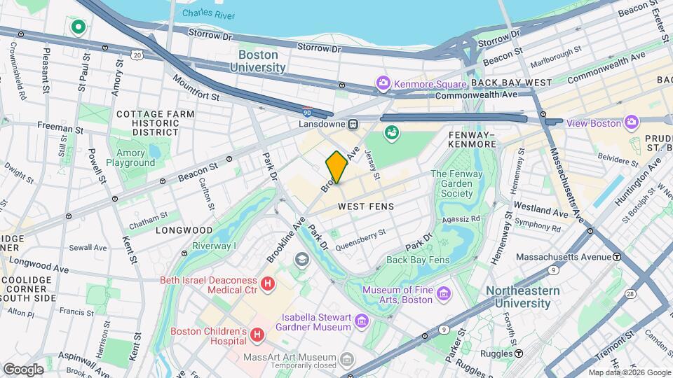 11 Kilmarnock St, Unit 8 Map and Location Details