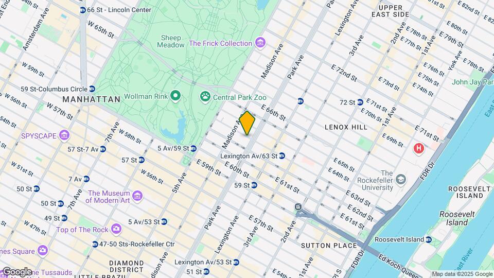 570 Park Ave Map and Location Details