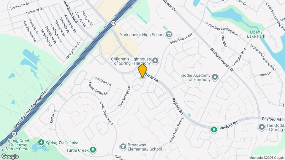 3210 Harmony Creek Ln Map and Location Details