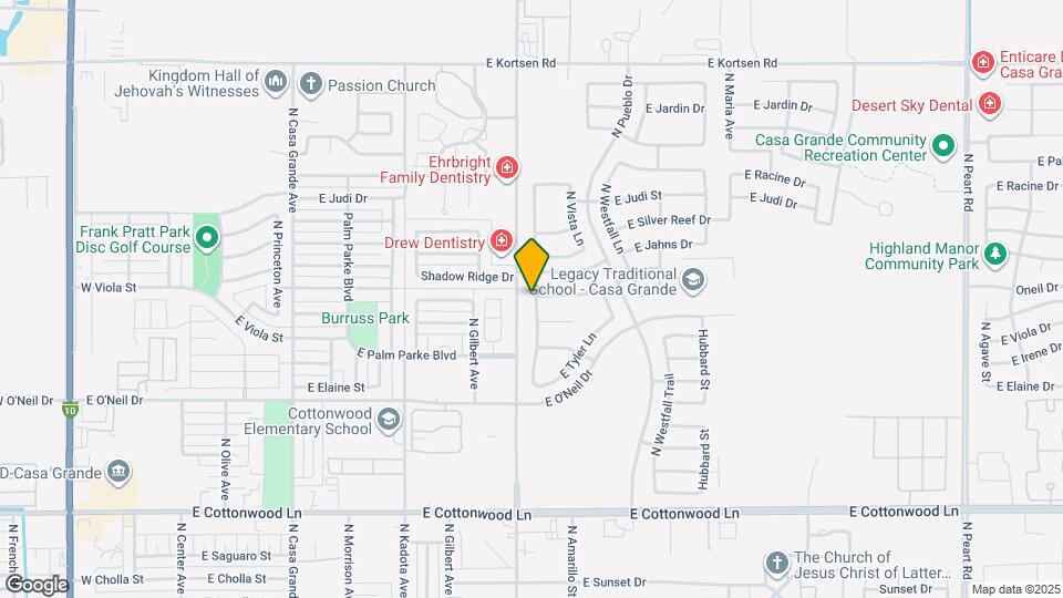 1783 N Mandeville Ln Map and Location Details