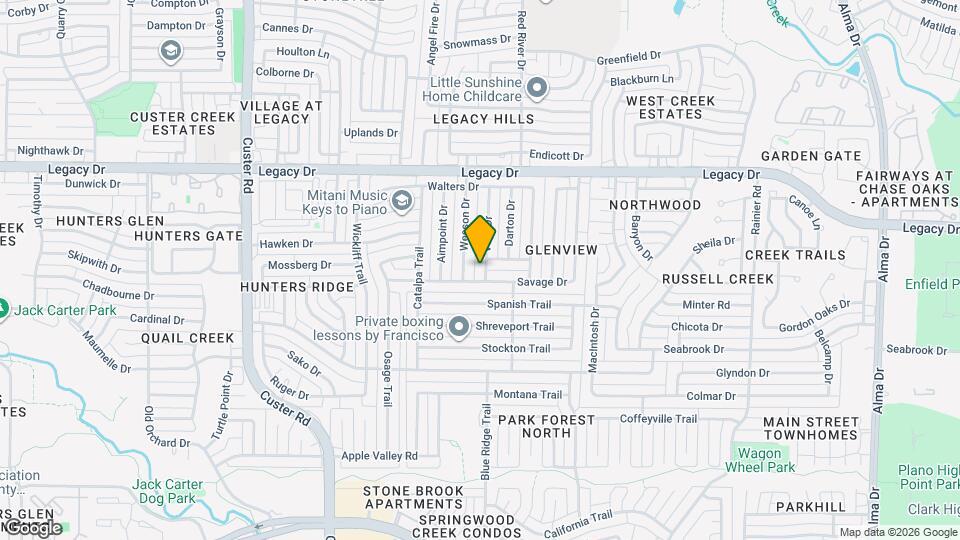 6705 Vero Dr Map and Location Details
