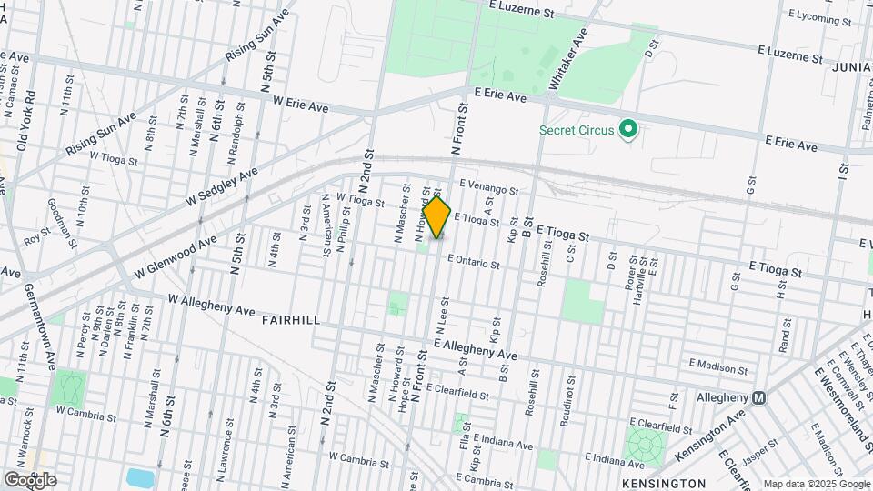 3412 N Front St Map and Location Details