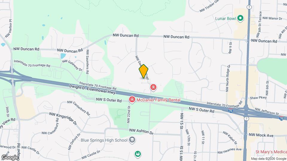 1354 NW Jefferson Ct Map and Location Details