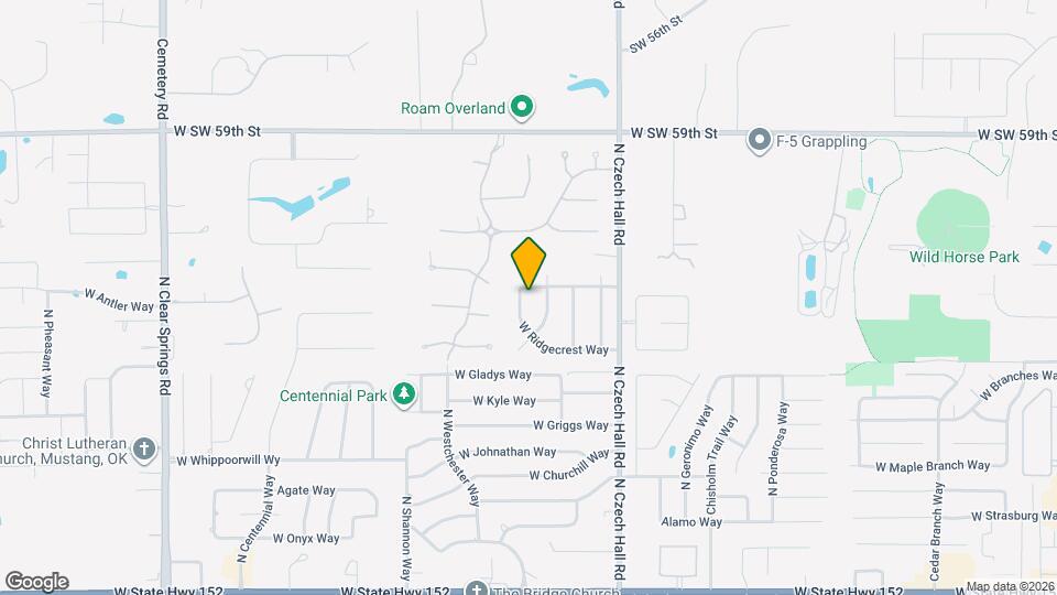 1056 N Ridgecrest Way Map and Location Details