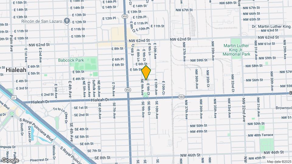 218 E 9th Ct Map and Location Details