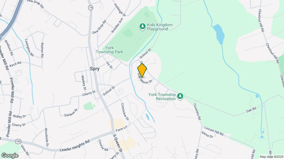 169 Oak Manor Dr Map and Location Details