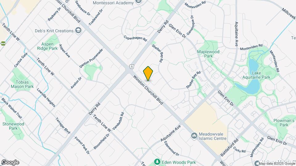2951 Salerno Crescent Map and Location Details