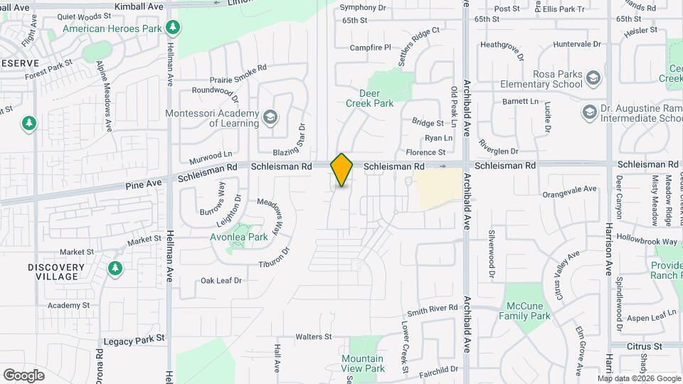 7034 Montecito Ln Map and Location Details