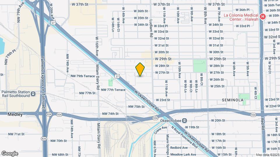 1290 W 26th Pl Map and Location Details