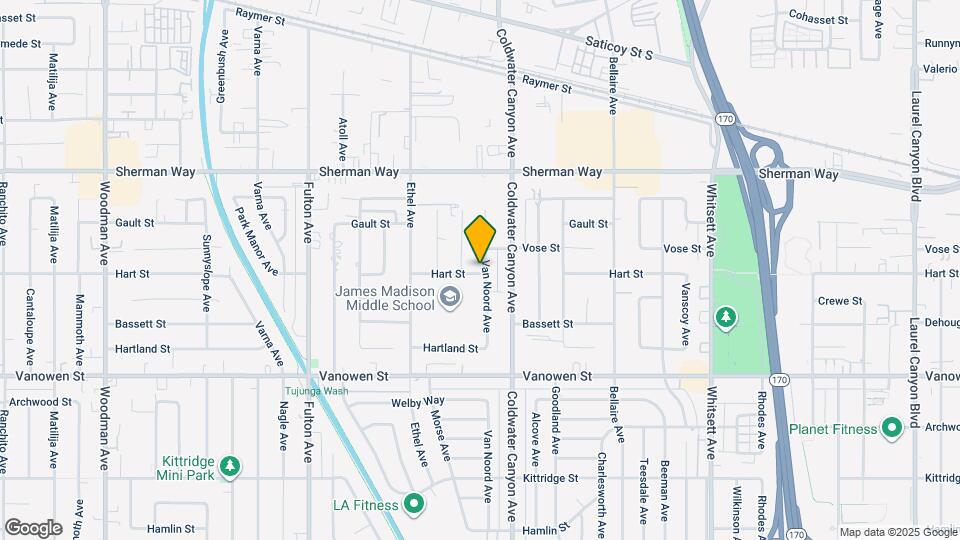 7001 Van Noord Ave Map and Location Details