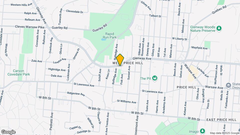 4401 Glenway Ave Map and Location Details