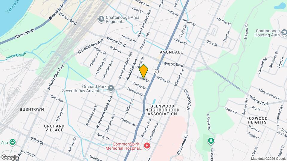 2104 Laura St Map and Location Details