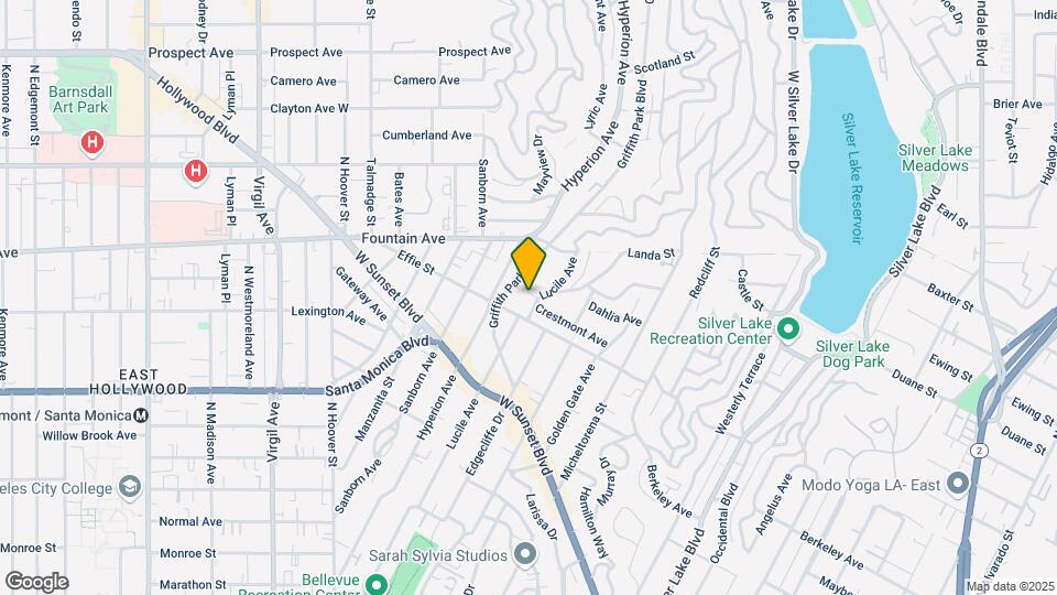 1723 Lucile Ave Map and Location Details