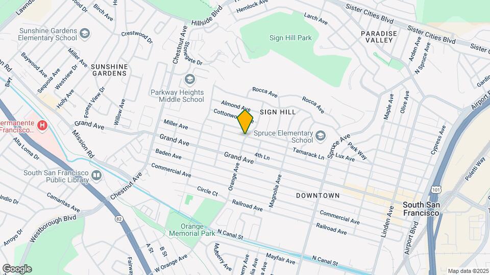 409 Orange Ave, Unit Charming Unit with Views Map and Location Details