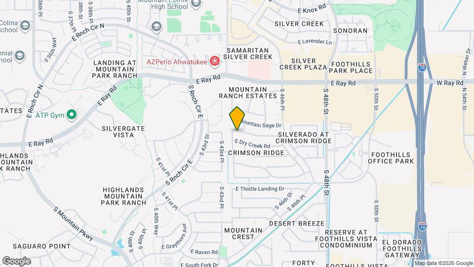 4411 E Desert Wind Dr. Map and Location Details