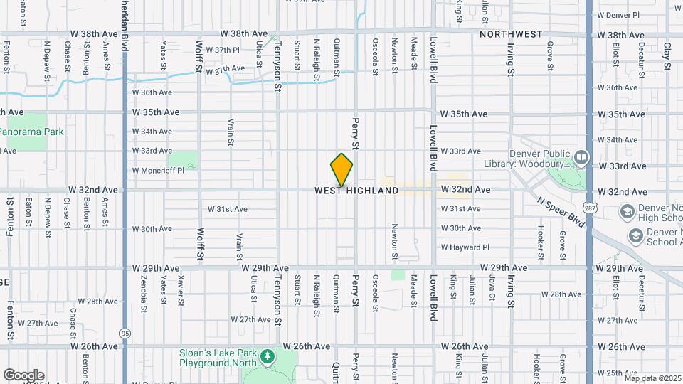 3142 Quitman St Map and Location Details