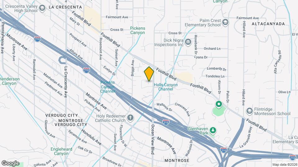 4415 Ocean View Blvd Mapa y Detalles de la Ubicación