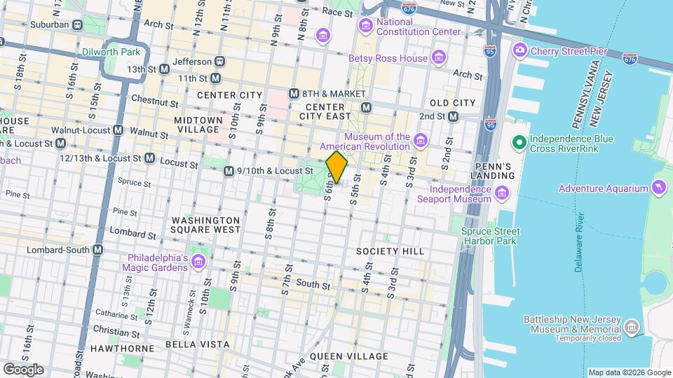 233 S 6th St, Unit 1602 Map and Location Details