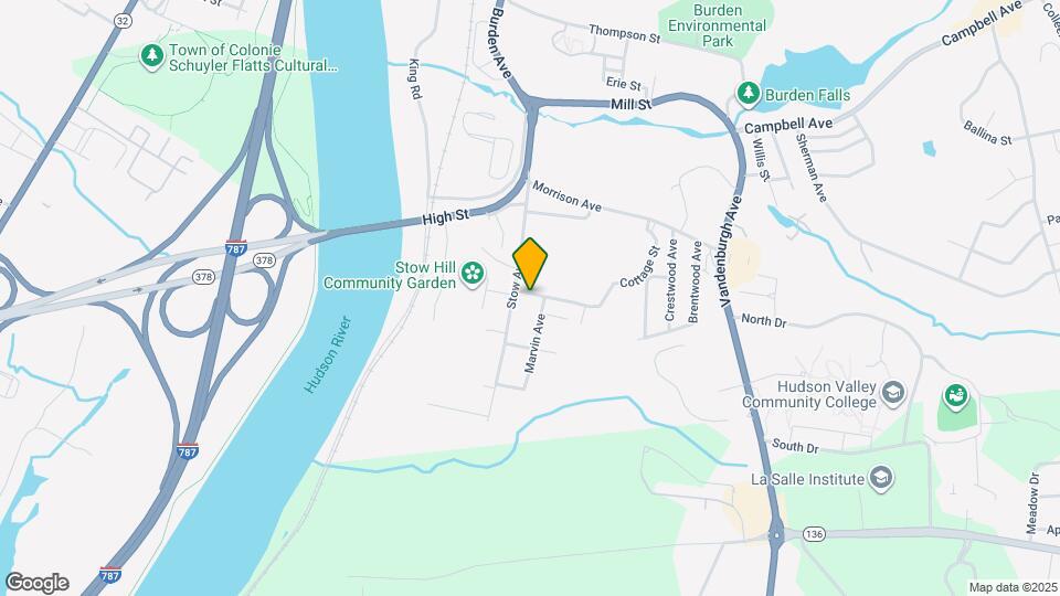 24 Cottage St, Unit 2 Bedroom minutes to HVCC Map and Location Details