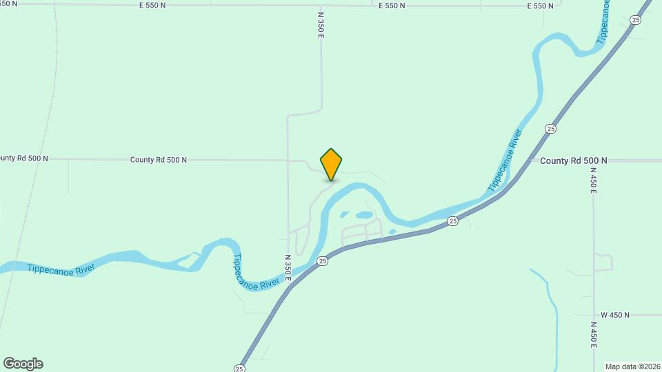 3573 E 500 N Map and Location Details