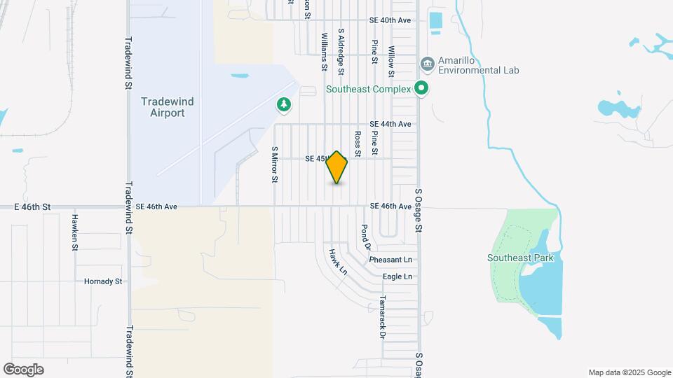 4518 S Aldredge St Map and Location Details