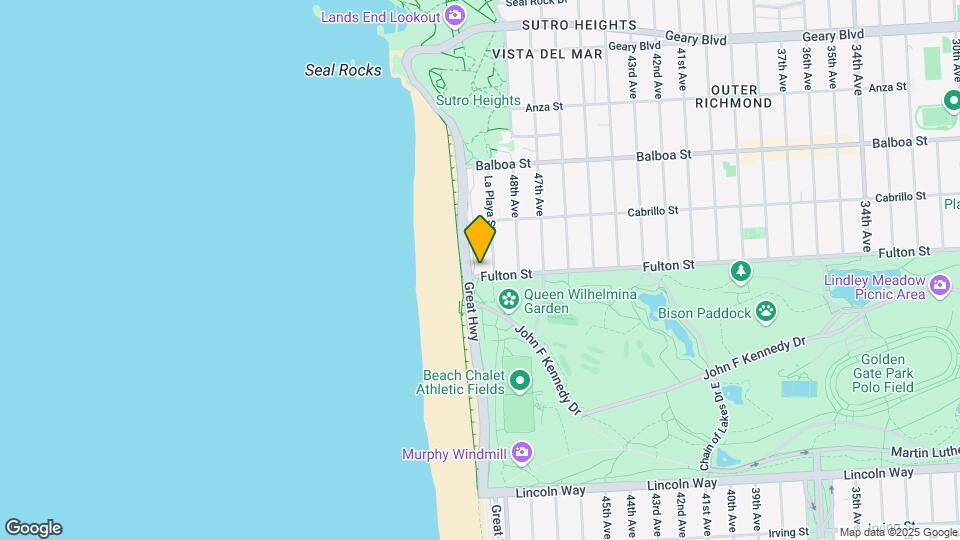 875 La Playa St Map and Location Details
