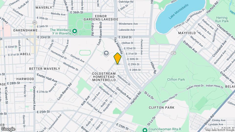 1517 E 29th St Map and Location Details